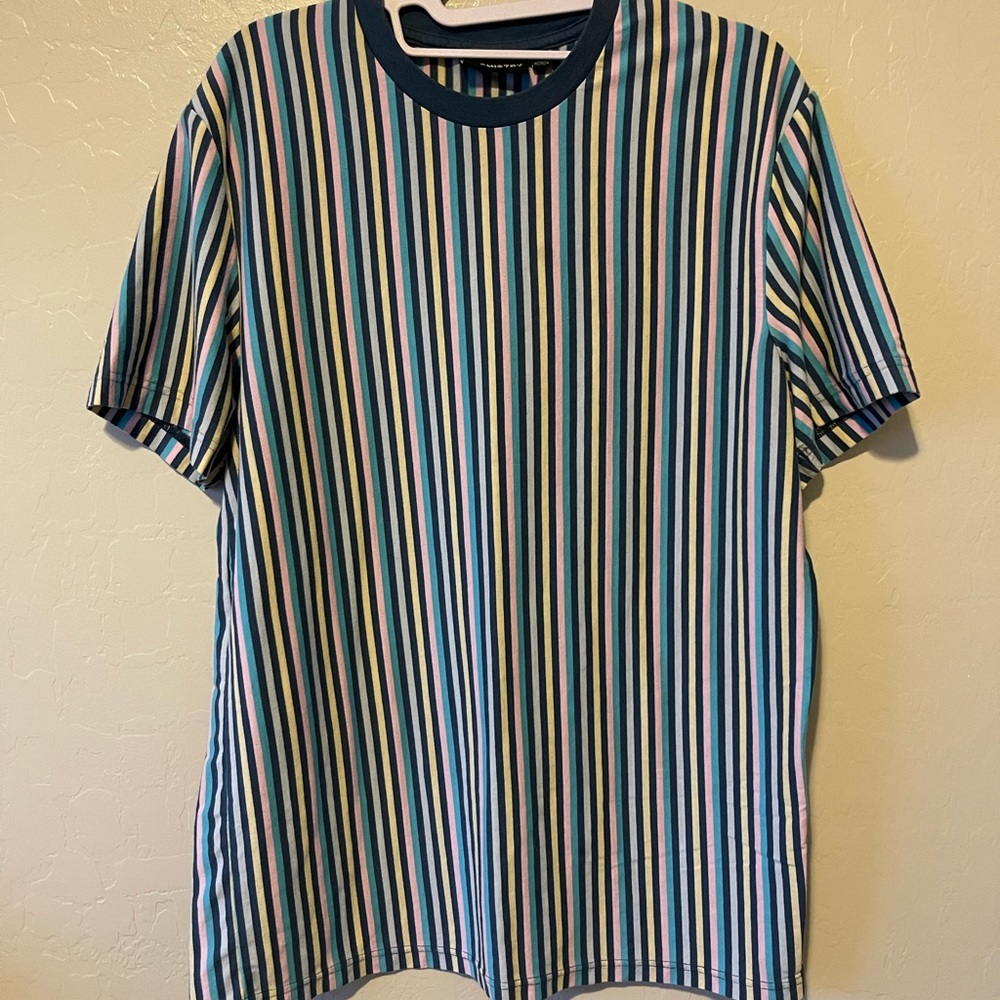 Multicolor Vertical Striped T-Shirt - Men’s Large